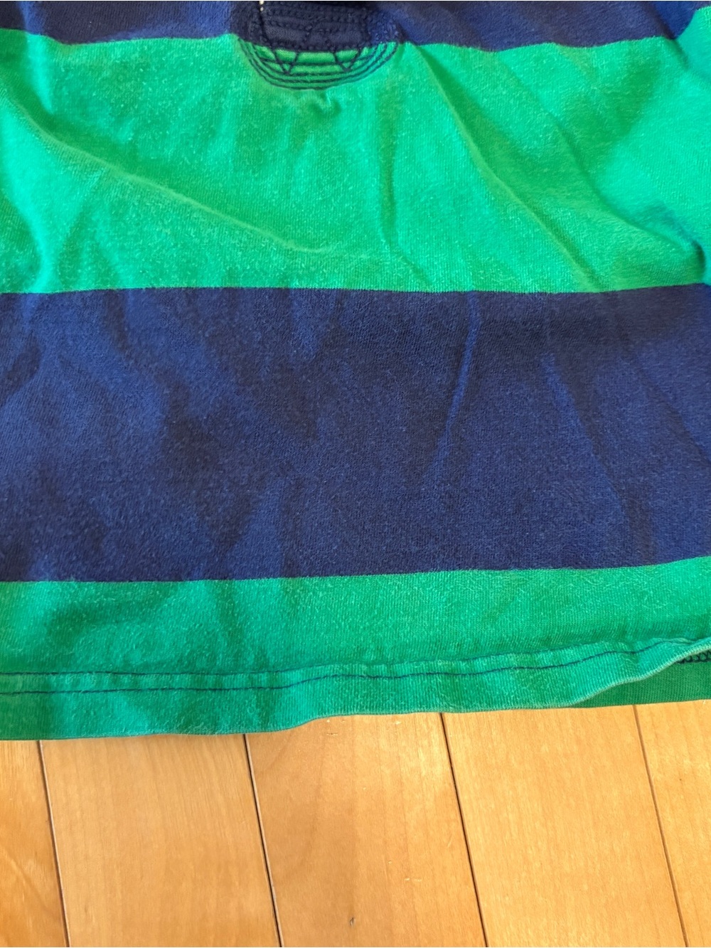 Vintage Polo by Ralph Lauren infant toddler boys striped cotton jersey rugby 2T - Picture 3 of 10